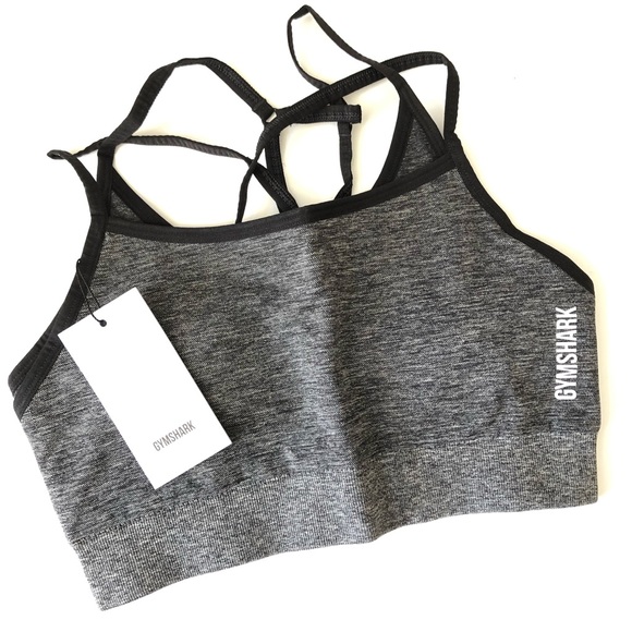 Gymshark M/M Fit Cycling Shorts & Adapt Marl Seamless Sports Bra Set - Picture 6 of 9